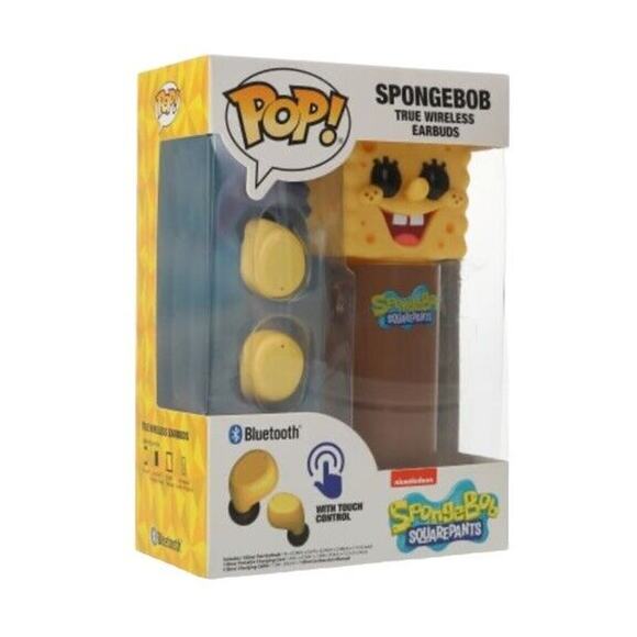 🔥Funko Pop! SpongeBob Bluetooth Wireless EarBuds BNWT🔥 - Picture 2 of 9